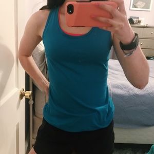Turquoise Nike Racerback Tank Top
